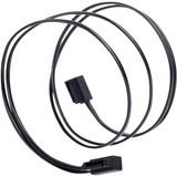 SilverStone CP11 câble SATA 0,5 m Noir Noir, 0,5 m, SATA III, Mâle/Mâle, Noir