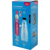 SodaStream Quick Connect CO2 CQC + bouteille en verre, dispositif pour l'eau gazeuse rose fuchsia