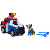 Spin Master VÉHICULE + FIGURINE FIRE RESCUE CHASE La Pat' Patrouille, Jeu véhicule PAW Patrol VÉHICULE + FIGURINE FIRE RESCUE CHASE La Pat' Patrouille, Voiture de police, 3 an(s), Plastique, Multicolore