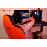 Thermaltake ARGENT E700 Siège de jeu sur PC Noir, Siège gaming Noir, Siège de jeu sur PC, 150 kg, 170 cm, 190 cm, Argent, Aluminium