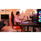 Thermaltake ARGENT E700 Siège de jeu sur PC Noir, Siège gaming Noir, Siège de jeu sur PC, 150 kg, 170 cm, 190 cm, Argent, Aluminium