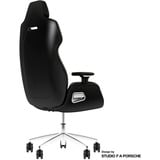 Thermaltake ARGENT E700 Siège de jeu sur PC Noir, Siège gaming Noir, Siège de jeu sur PC, 150 kg, 170 cm, 190 cm, Argent, Aluminium