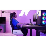 Thermaltake ARGENT E700 Siège de jeu sur PC Noir, Siège gaming Noir, Siège de jeu sur PC, 150 kg, 170 cm, 190 cm, Argent, Aluminium