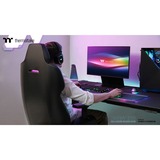 Thermaltake ARGENT E700 Siège de jeu sur PC Noir, Siège gaming Noir, Siège de jeu sur PC, 150 kg, 170 cm, 190 cm, Argent, Aluminium