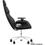 Thermaltake ARGENT E700 Siège de jeu sur PC Noir, Siège gaming Noir, Siège de jeu sur PC, 150 kg, 170 cm, 190 cm, Argent, Aluminium