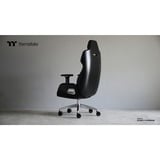 Thermaltake ARGENT E700 Siège de jeu sur PC Noir, Siège gaming Noir, Siège de jeu sur PC, 150 kg, 170 cm, 190 cm, Argent, Aluminium