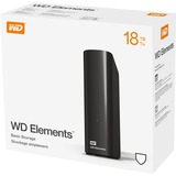 WD Elements Desktop, 18 To, Disque dur Noir, WDBWLG0180HBK-EESN, Micro-USB-B 3.2 (5 Gbit/s)