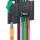 Wera 950/7 Hex-Plus Multicolour Magnet 1 jeu de clés Allen, 7 pièces, Tournevis 