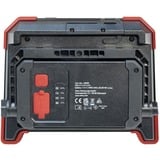 Wiha Lampe à batterie 30W, Projecteur de chantier Noir/Rouge, 750-3 000 lm