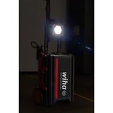 Wiha Lampe à batterie 30W, Projecteur de chantier Noir/Rouge, 750-3 000 lm