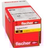 fischer DuoXpand 8x100 T, Cheville Gris clair/Rouge