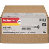 fischer Système de montage d'espacement TherMax II 16/250 M12 R (10), Cheville 