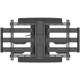 goobay Pro FULLMOTION L large gamme, Support mural Noir