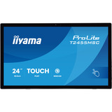 iiyama ProLite T2455MSC-B2 23.8" Moniteur tactile Noir (Mat), 1x DisplayPort, 1x HDMI, 2x USB-A, 120 Hz, 60,5 cm (23.8"), 1920 x 1080 pixels, IPS, 360 cd/m², Technologie capacitive projetée, 16:9