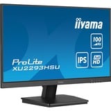 iiyama ProLite XU2293HSU-B7 écran plat de PC 54,6 cm (21.5") 1920 x 1080 pixels Full HD LED Noir Moniteur  Noir (Mat), 54,6 cm (21.5"), 1920 x 1080 pixels, Full HD, LED, 1 ms, Noir