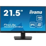 iiyama ProLite XU2293HSU-B7 écran plat de PC 54,6 cm (21.5") 1920 x 1080 pixels Full HD LED Noir Moniteur  Noir (Mat), 54,6 cm (21.5"), 1920 x 1080 pixels, Full HD, LED, 1 ms, Noir