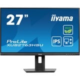 iiyama ProLite XUB2763HSU-B1 écran plat de PC 68,6 cm (27") 1920 x 1080 pixels Full HD LED Noir Moniteur  Noir (Mat), 68,6 cm (27"), 1920 x 1080 pixels, Full HD, LED, 3 ms, Noir