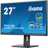 iiyama ProLite XUB2763HSU-B1 écran plat de PC 68,6 cm (27") 1920 x 1080 pixels Full HD LED Noir Moniteur  Noir (Mat), 68,6 cm (27"), 1920 x 1080 pixels, Full HD, LED, 3 ms, Noir