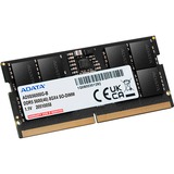 ADATA AD5S56008G-S module de mémoire 8 Go 1 x 8 Go DDR5, Mémoire vive Noir, 8 Go, 1 x 8 Go, DDR5, 5600 MHz, 262-pin SO-DIMM