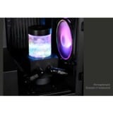 Alphacool Core 100 Aurora Ausgleichsbehälter D5/VPP Acetal/Acryl, Réservoir/Pompe Noir