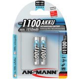 Ansmann 1100mAh NiMh Professionel, Batterie Argent, AAA, Hybrides nickel-métal (NiMH), 10.5 x 44.5