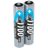 Ansmann 1100mAh NiMh Professionel, Batterie Argent, AAA, Hybrides nickel-métal (NiMH), 10.5 x 44.5