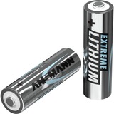 Ansmann Extreme Lithium AA Mignon Batterie à usage unique Argent, Batterie à usage unique, Lithium, 4 pièce(s), 10 année(s), Argent, -40 - 60 °C