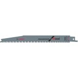 Bosch 2608650463 Lames de scie sabre Acier fin au carbone 25 pièce(s), Lame de scie Lames de scie sabre, Panneau aggloméré, Panneaux MDF, Plastique, Contre-plaqué, Bois, Acier fin au carbone, Gris, 15 cm, 6-10