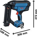 Bosch Cloueur à bois sans fil GNH 18V-50-2M Professional solo, 18Volt, Clouteuse Bleu/Noir