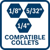 Bosch GCU 18V-30 PROFESSIONAL 30000 tr/min Noir, Bleu, Rouge, Acier inoxydable, Couteau rotatif Bleu/Noir, Visseuse, Poignée droite, 1/4", Noir, Bleu, Rouge, Acier inoxydable, Sans brosse, IPX5