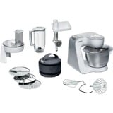 Bosch MUM58231 robot de cuisine 1000 W 3,9 L Blanc Blanc/Argent, 3,9 L, Blanc, 3 disques, Acier inoxydable, Plastique, Acier inoxydable, 1000 W