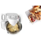 Bosch MUM58231 robot de cuisine 1000 W 3,9 L Blanc Blanc/Argent, 3,9 L, Blanc, 3 disques, Acier inoxydable, Plastique, Acier inoxydable, 1000 W