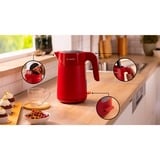 Bosch TWK2M164 bouilloire 1,7 L 2400 W Noir, Gris, Rouge Rouge, 1,7 L, 2400 W, Noir, Gris, Rouge, Plastique, Indicateur de niveau d'eau, Arrêt de sécurité en cas de surchauffe