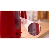 Bosch TWK2M164 bouilloire 1,7 L 2400 W Noir, Gris, Rouge Rouge, 1,7 L, 2400 W, Noir, Gris, Rouge, Plastique, Indicateur de niveau d'eau, Arrêt de sécurité en cas de surchauffe