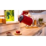 Bosch TWK2M164 bouilloire 1,7 L 2400 W Noir, Gris, Rouge Rouge, 1,7 L, 2400 W, Noir, Gris, Rouge, Plastique, Indicateur de niveau d'eau, Arrêt de sécurité en cas de surchauffe