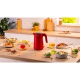 Bosch TWK2M164 bouilloire 1,7 L 2400 W Noir, Gris, Rouge Rouge, 1,7 L, 2400 W, Noir, Gris, Rouge, Plastique, Indicateur de niveau d'eau, Arrêt de sécurité en cas de surchauffe