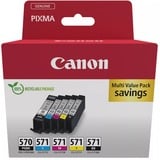 Canon 0372C006 cartouche d'encre 5 pièce(s) Original Noir, Cyan, Magenta, Jaune Noir, Cyan, Magenta, Jaune, 5 pièce(s), Multi pack