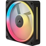 Corsair iCUE LINK LX120-R RGB Reverse Starter kit ventilateurs de boîtier Noir, 3 pièces, 120 x 120 x 25 mm, PWM