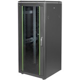 Digitus Armoire réseau de série Unique - 600 x 600 mm (lxp), Armoire informatique Noir, Rack autonome, 26U, 800 kg, Noir