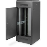 Digitus Armoire réseau de série Unique - 600 x 600 mm (lxp), Armoire informatique Noir, Rack autonome, 26U, 800 kg, Noir