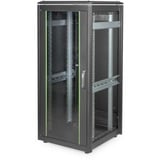 Digitus Armoire réseau de série Unique - 600 x 600 mm (lxp), Armoire informatique Noir, Rack autonome, 26U, 800 kg, Noir