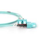 Digitus Câble de raccordement LWL, duplex, connecteur SC > SC, multimode OM3 Turquoise