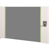 Digitus Porte avant en verre pour armoire murale 19" 7U série Unique, Panneau avant Gris