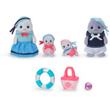 EPOCH Sylvanian Families - Famille de Phoques, Jouets de construction 