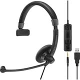 EPOS | Sennheiser SC 45 USB MS casque on-ear Noir