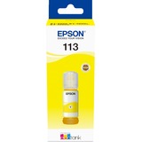 Epson 113 EcoTank Pigment Yellow ink bottle, Encre Jaune, Epson, Ecotank ET-5880, EcoTank ET-5850, EcoTank ET-5800, EcoTank ET-16650, EcoTank ET-16600, 6000 pages, 70 ml, Pigment