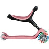 GLOBBER Go-Up Active Lights 360, Trottinette Rose/Rose