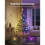 Govee Guirlandes lumineuses scintillantes de Noël, Guirlande lumineuse 