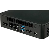 Intel® NUC 11 Essential Kit - NUC11ATKPE UCFF Noir N6005 2 GHz, Barebone Noir, UCFF, Mini PC type barebone, DDR4-SDRAM, Ethernet/LAN, Wi-Fi 5 (802.11ac), 65 W