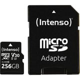 Intenso UHS-I Professional 256 GB microSDXC, Carte mémoire Noir
